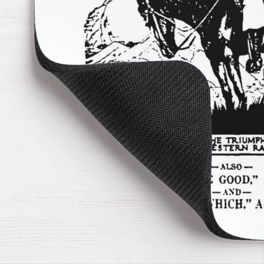 Tom Mix Riders of Paars Sage ad 1925 Muismat (Hoek)