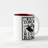 Tom Mix Ridin' Romeo 1921 Tweekleurige Koffiemok (Voorkant rechts)