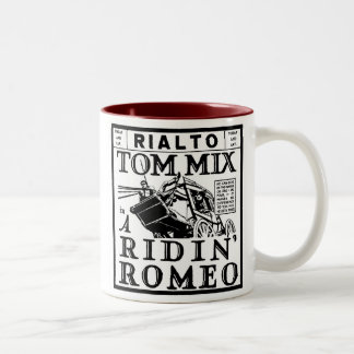 Tom Mix Ridin' Romeo 1921 Tweekleurige Koffiemok