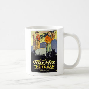 Tom Mix The Texan 1920  film poster Koffiemok