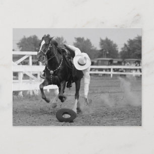 Tom Mix Trick Riding Briefkaart
