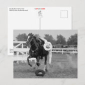 Tom Mix Trick Riding Briefkaart (Voorkant / Achterkant)