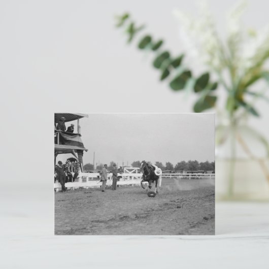 Tom Mix verzamelt een Pet Briefkaart (Staand voorkant)