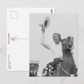 Tom Mix Zwaait Met Zijn Hoed Briefkaart (Voorkant / Achterkant)