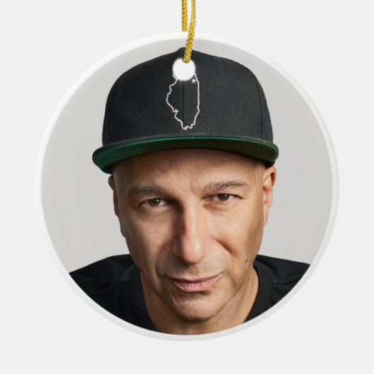 Tom Morello Keramisch Ornament (Voorkant)