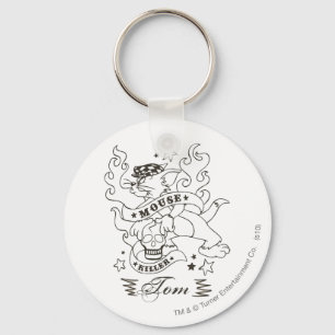 Tom Mouse Killer Tattoo 1 Sleutelhanger