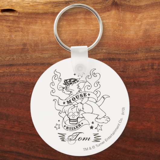 Tom Mouse Killer Tattoo 1 Sleutelhanger (Voorkant)