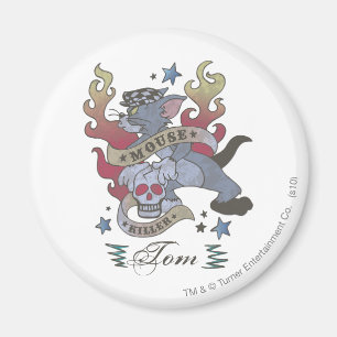 Tom Mouse Killer Tattoo 2 Magneet