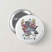 Tom Mouse Killer Tattoo 2 Ronde Button 5,7 Cm (Voorkant /achterkant)