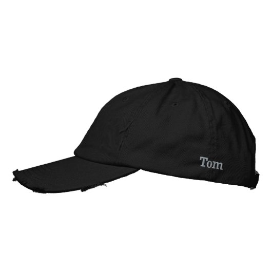 "Tom" Naam Voor Mannen Geborduurd, Geborduurde Pet (Links)
