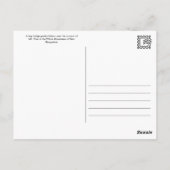 Tom New Hampshire Briefkaart (Achterkant)