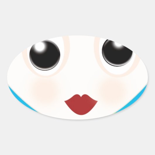 Tom Ovale Sticker (Voorkant)