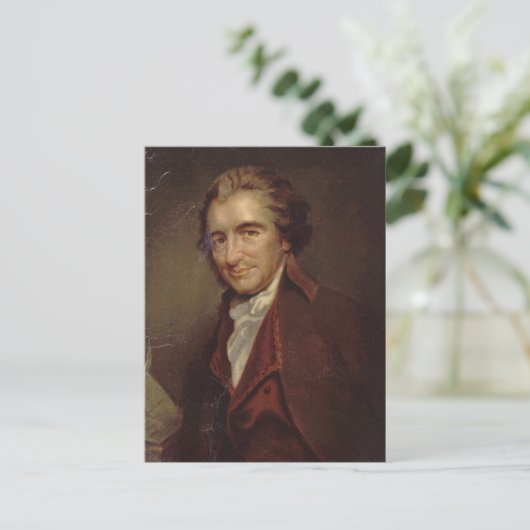 Tom Paine Briefkaart (Staand voorkant)