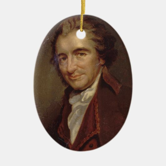 Tom Paine Keramisch Ornament (Voorkant)