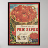  Tom Piper Tomato Soup Poster (Voorkant)