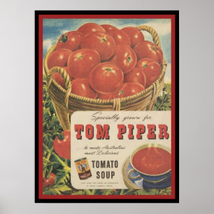 Tom Piper Tomato Soup Poster