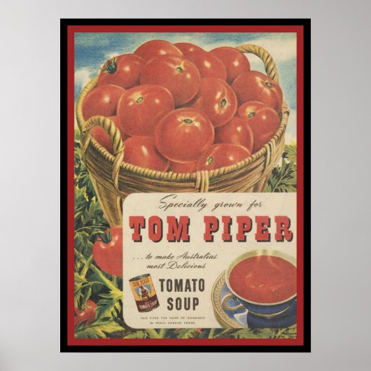 Tom Piper Tomato Soup Poster (Voorkant)