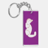Tom Rectangle Keyring Sleutelhanger (Voorkant Links)