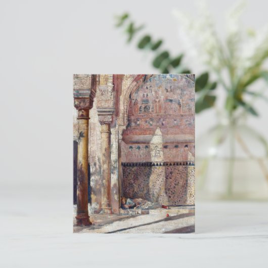 Tom Roberts Basking a Corner in het Alhambra Briefkaart (Staand voorkant)