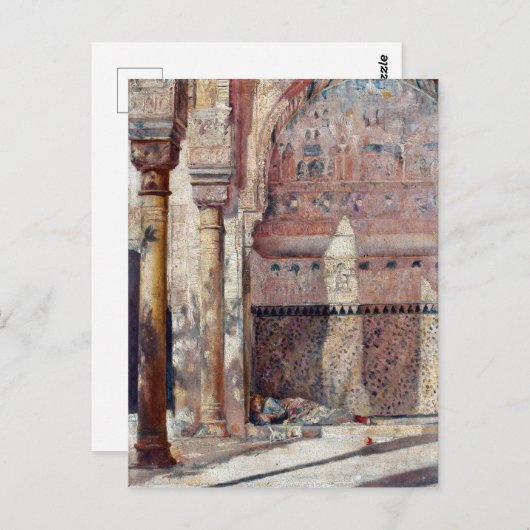 Tom Roberts Basking a Corner in het Alhambra Briefkaart (Voorkant / Achterkant)