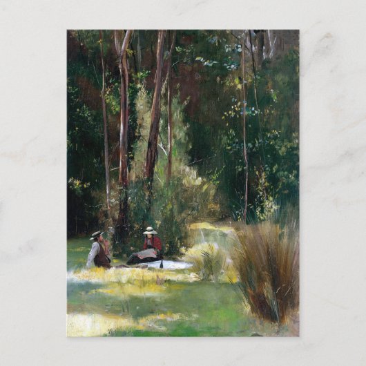 Tom Roberts een zondagmiddag Briefkaart (Voorkant)