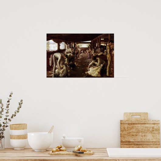 Tom Roberts The Golden Fleece Poster (Keuken)