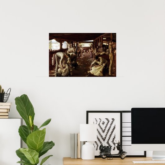 Tom Roberts The Golden Fleece Poster (Thuiskantoor)