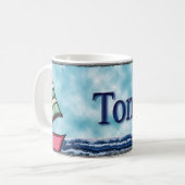 Tom Sailboot Koffiemok (Voorkant links)
