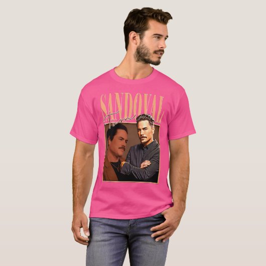 Tom Sandoval Style T-shirt (Voorkant volledig)