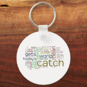 Tom Sawyer word cloud sleutelhanger (Voorkant)