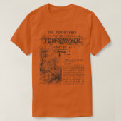 Tom SawyerTwain Huckleberry Finn leraar Engels g T-shirt (Design voorkant)