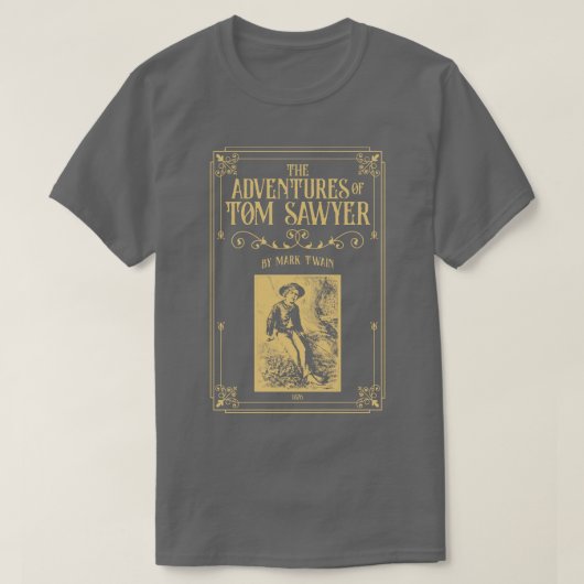 Tom SawyerTwain Huckleberry Finn leraar Engels g T-shirt (Design voorkant)