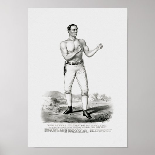 Tom Sayers - Champion Prize Fighter of England Poster (Voorkant)