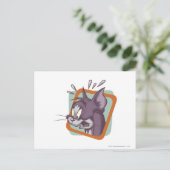 Tom Scaredy Cat Briefkaart (Staand voorkant)