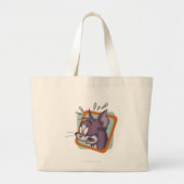 Tom Scaredy Cat Grote Tote Bag (Voorkant)