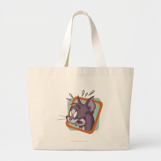 Tom Scaredy Cat Grote Tote Bag (Voorkant)