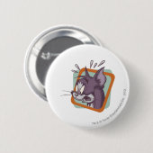 Tom Scaredy Cat Ronde Button 5,7 Cm (Voorkant /achterkant)