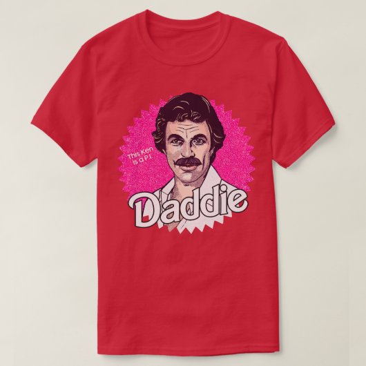 Tom Selleck is de papa T-shirt (Design voorkant)