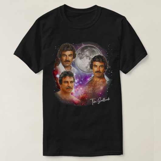 Tom Selleck jaren '80 Esthetisch ontwerp 2 T-shirt (Design voorkant)