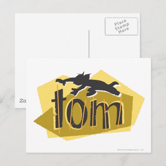 Tom Silhouette Logo Briefkaart (Voorkant / Achterkant)