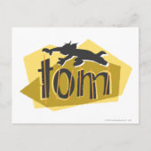 Tom Silhouette Logo Briefkaart (Voorkant)