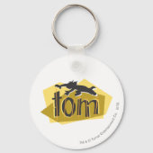 Tom Silhouette Logo Sleutelhanger (Voorkant)