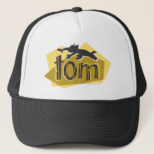 Tom Silhouette Logo Trucker Pet (Voorkant)