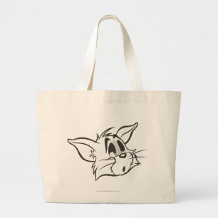 Tom Sleepy Cat Grote Tote Bag