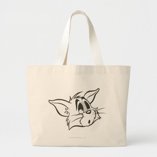 Tom Sleepy Cat Grote Tote Bag (Voorkant)