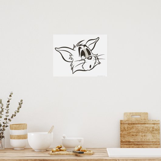 Tom Sleepy Cat Poster (Keuken)