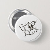 Tom Sleepy Cat Ronde Button 5,7 Cm (Voorkant /achterkant)