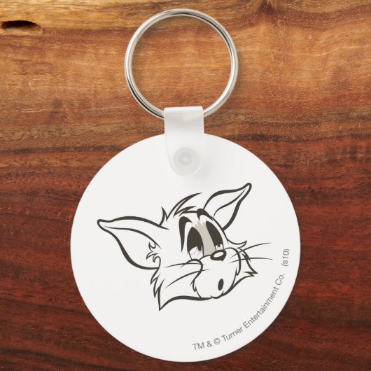 Tom Sleepy Cat Sleutelhanger (Voorkant)