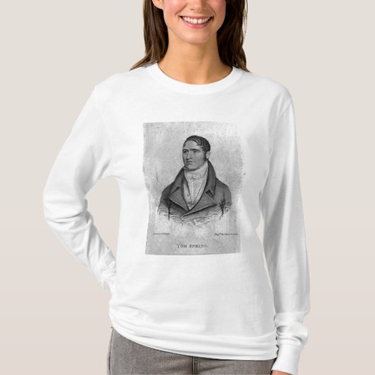 Tom Spring, gegraveerd door Percy Roberts T-shirt (Voorkant)