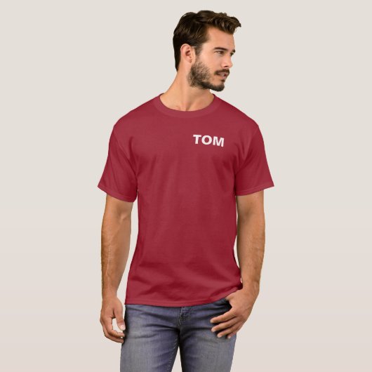 TOM T-Shirt (Voorkant volledig)